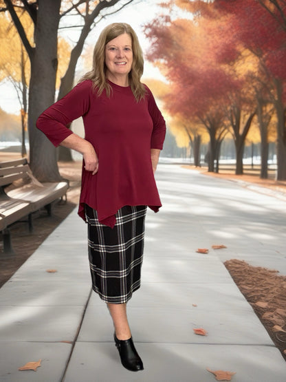 Black Plaid 32"/33"  & 27"/29"Skirt
