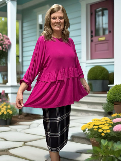 Black Plaid 32"/33"  & 27"/29"Skirt