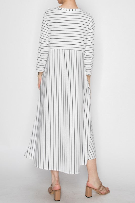 Haley-Striped Dress-6 Colors