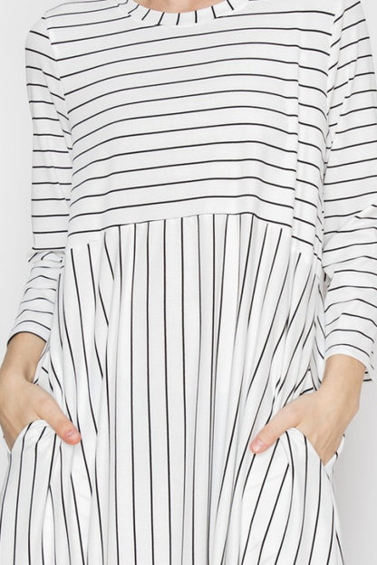 Haley-Striped Dress-6 Colors