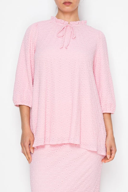 Textured Lace Tunic-3 Colors