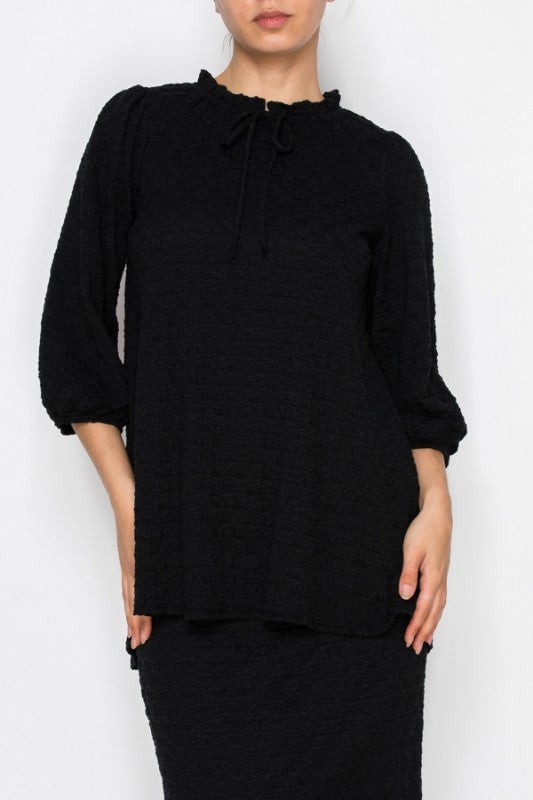 Textured Lace Tunic-3 Colors
