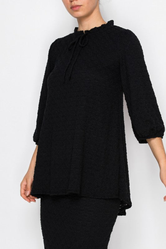 Textured Lace Tunic-3 Colors