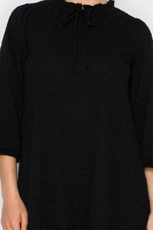 Textured Lace Tunic-3 Colors