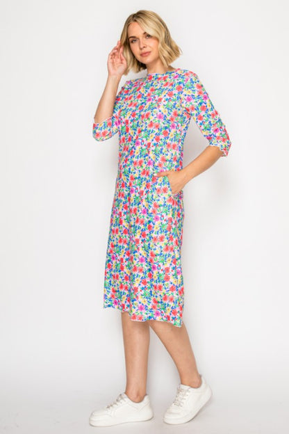 Coastal Charm Swim/Athletic Dress-3 Colors